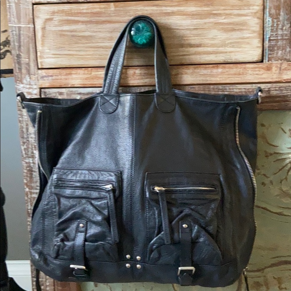 Pour La Victoire slouchy leather bag.
